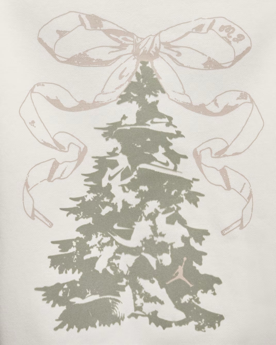 Jordan Brooklyn Fleece Womens Holiday Tree 2025 Sweatshirt Sail 4
