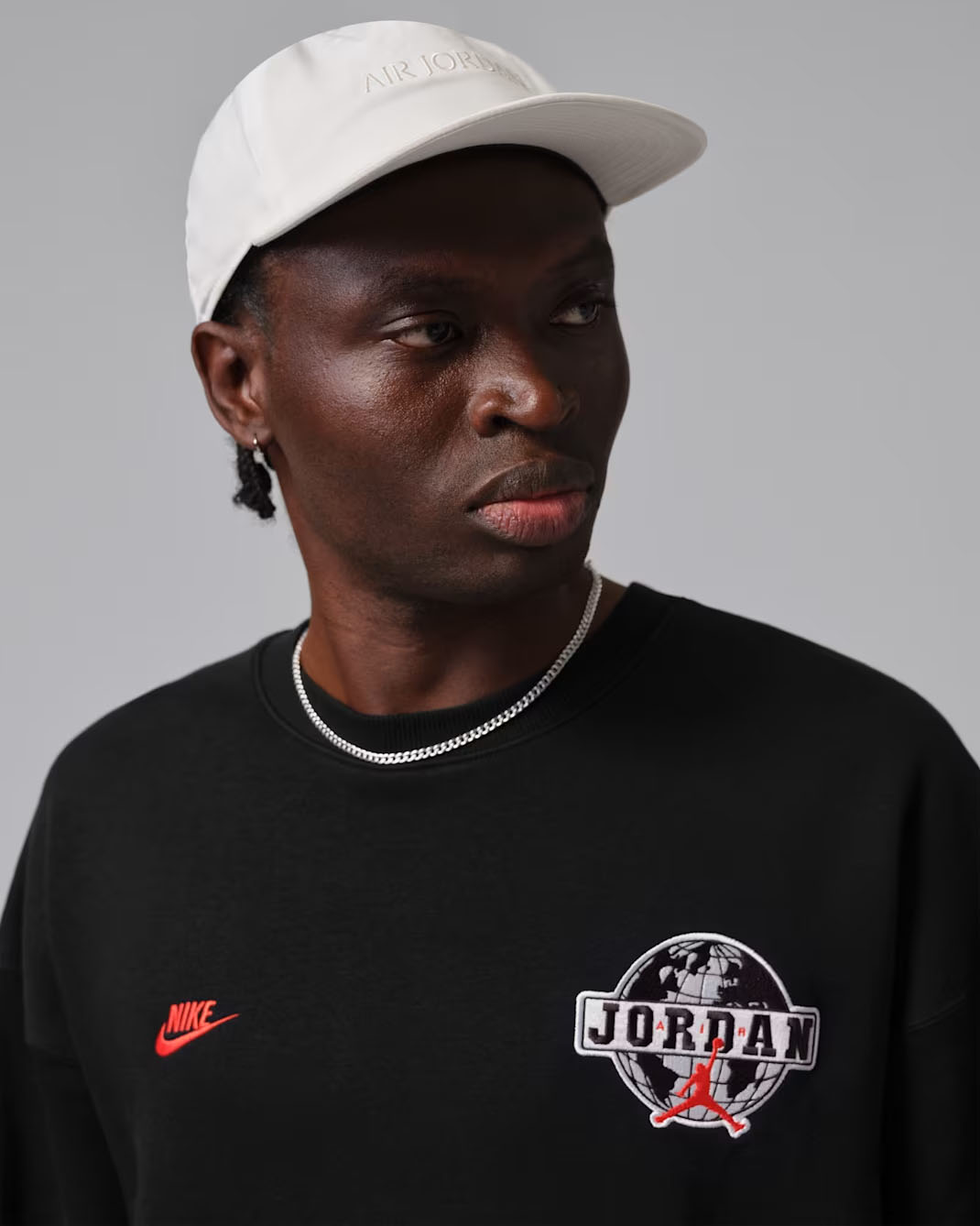 Jordan-Brooklyn-Mens-Crew-Neck-Sweatshirt-Black-Chili-Red-3