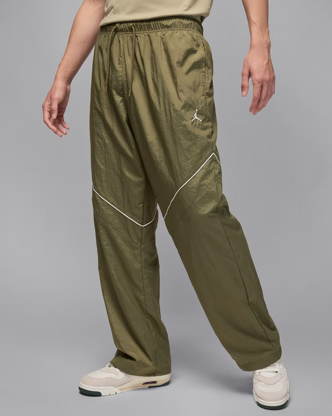 Jordan Brooklyn Mens Draft Pants Medium Olive