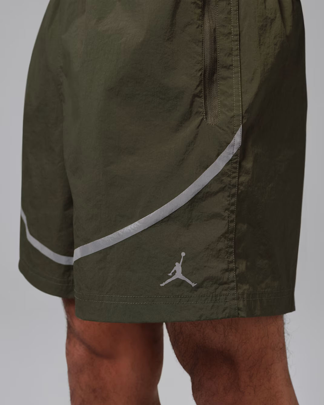 Jordan Brooklyn Mens Hike Mike Shorts Cargo Khaki 3