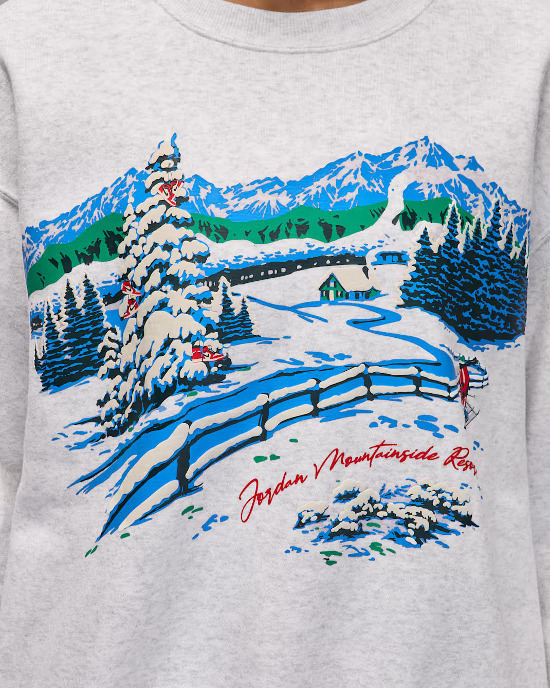 Jordan Brooklyn Mens Holiday 2025 T Shirt Birch Heather 2