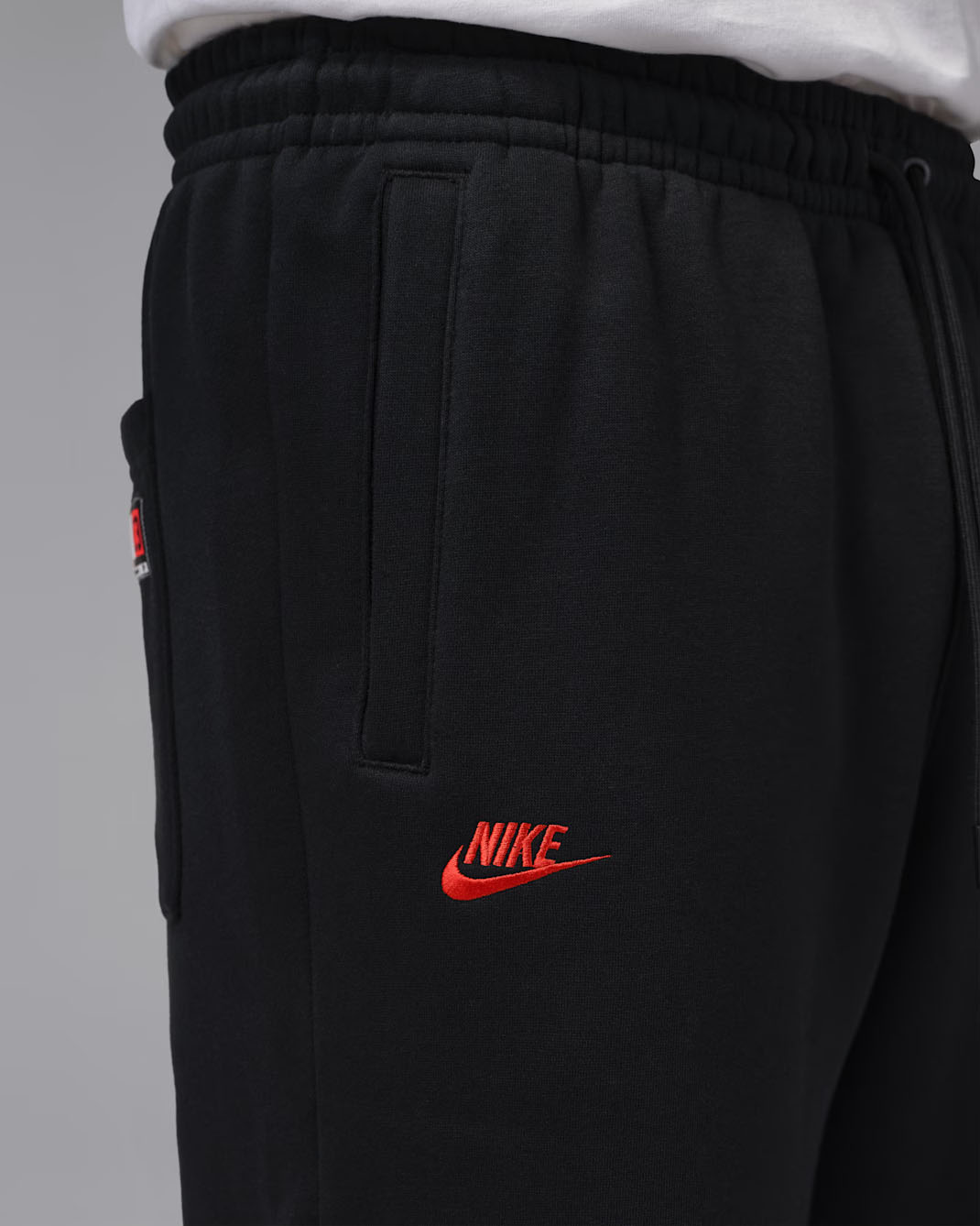 Jordan-Brooklyn-Mens-Open-Hem-Pants-Black-Chili-Red-3