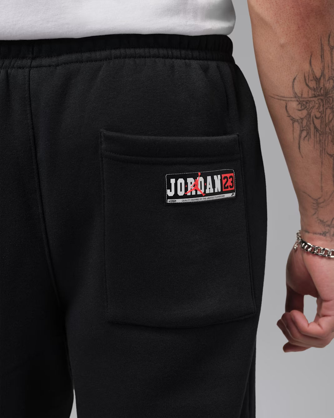 Jordan-Brooklyn-Mens-Open-Hem-Pants-Black-Chili-Red-4