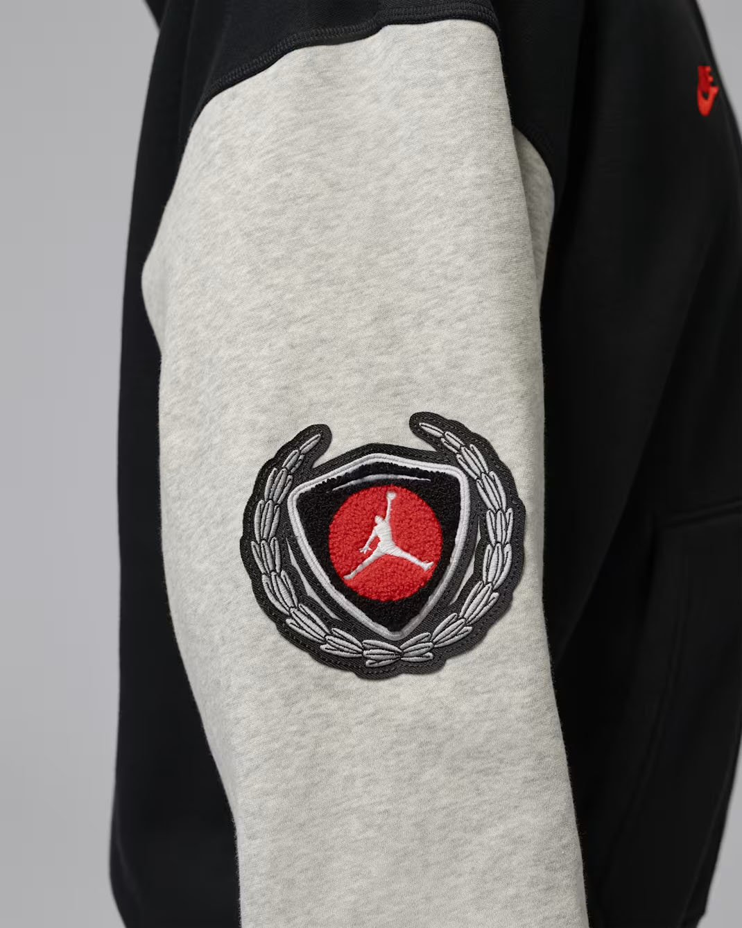 Jordan-Brooklyn-Mens-Oversized-Full-Zip-Hoodie-Black-Grey-Heather-Chile-Red-4