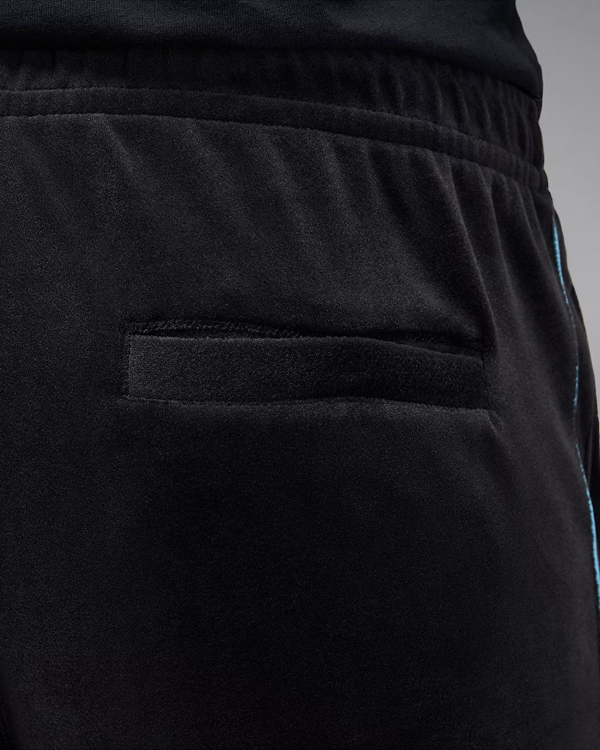 Jordan Brooklyn Mens Velour Track Jacket Pants Blue Chill 5