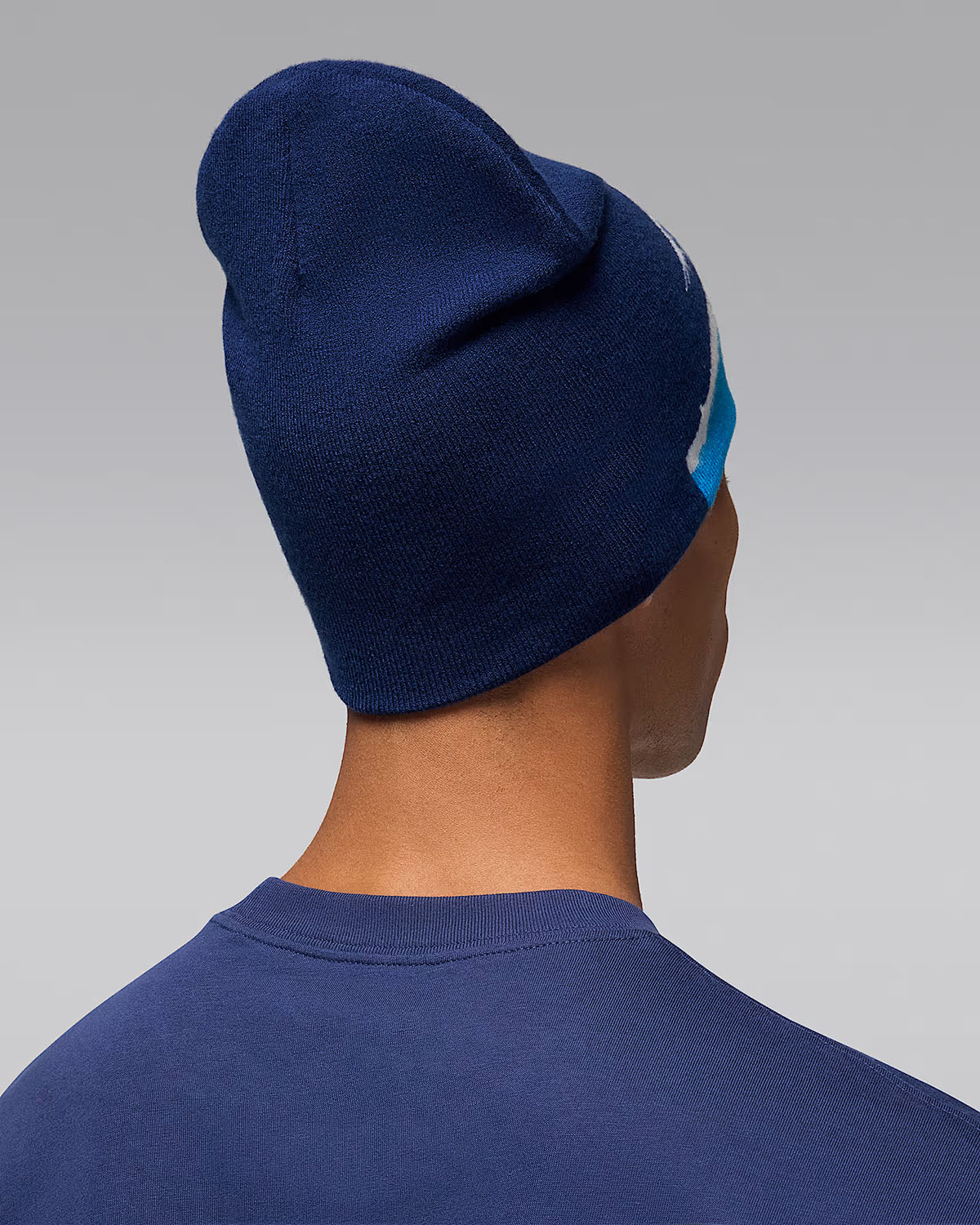 Jordan Brooklyn Peak Beanie Blue Void Thunder Blue Photo Blue Sail 2