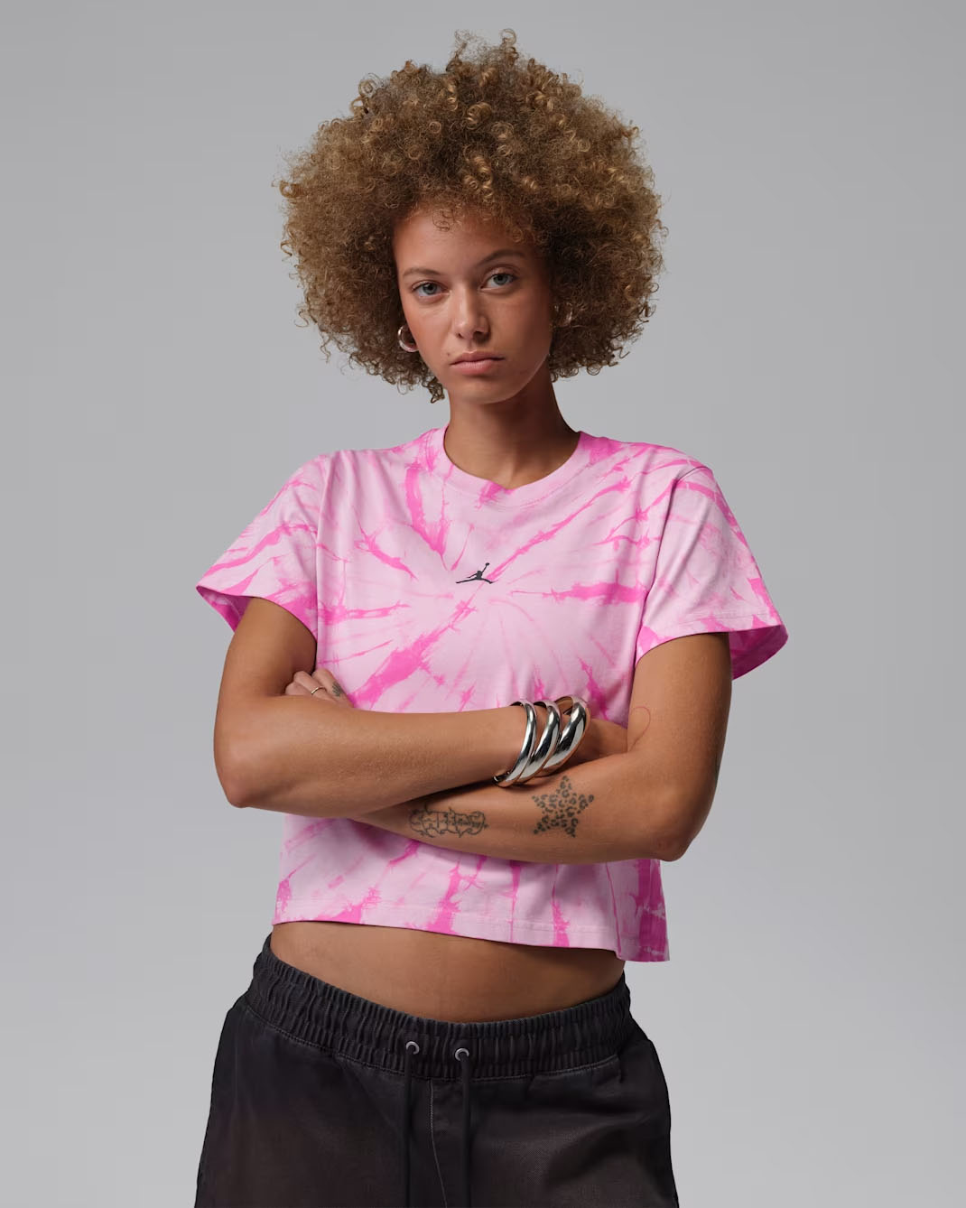 Jordan Brooklyn Women's Graphic T-Shirt Iced Carmine Off Noir