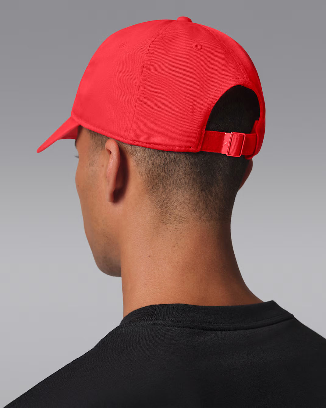 Jordan Club Cap Unstructured Adjustable Hat Chile Red White Black 2