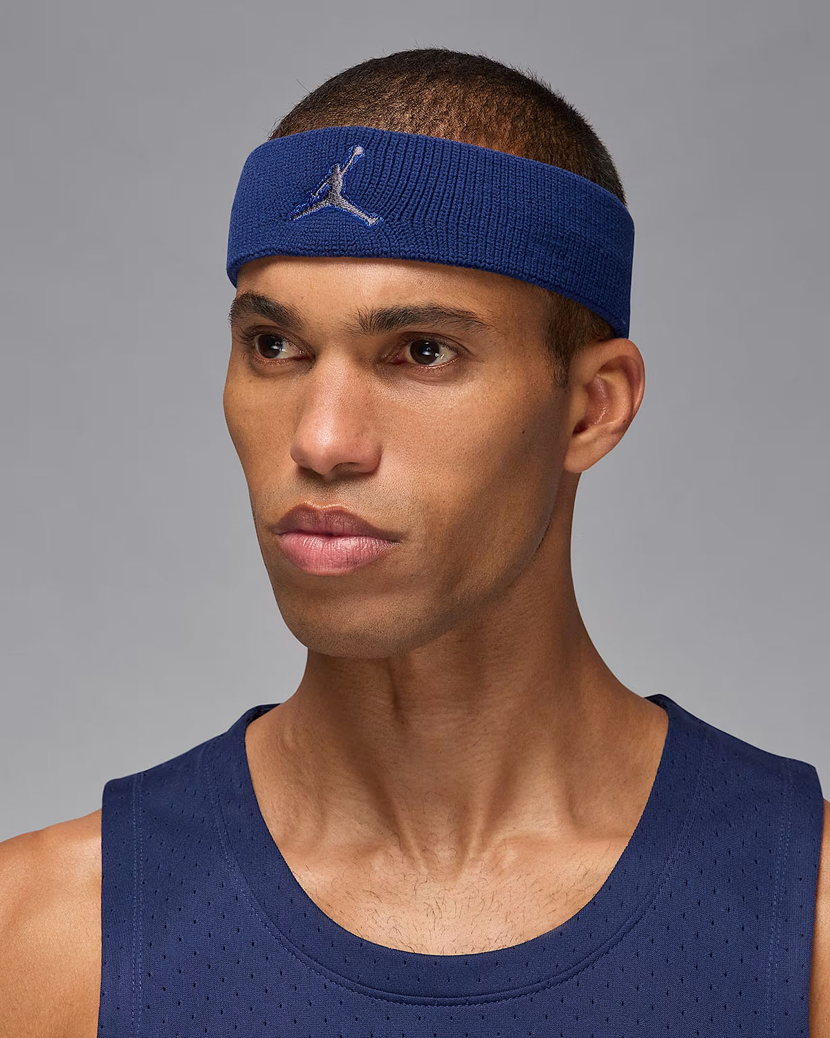 Jordan Dri FIT Jumpman Headband Blue Void