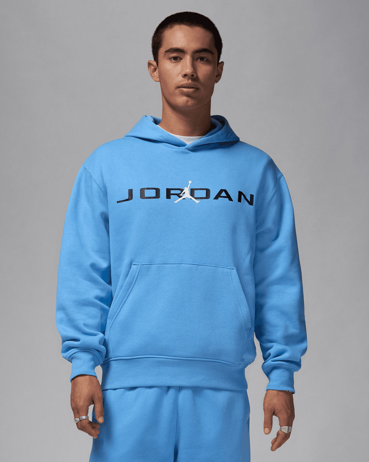 powder blue jordan hoodie