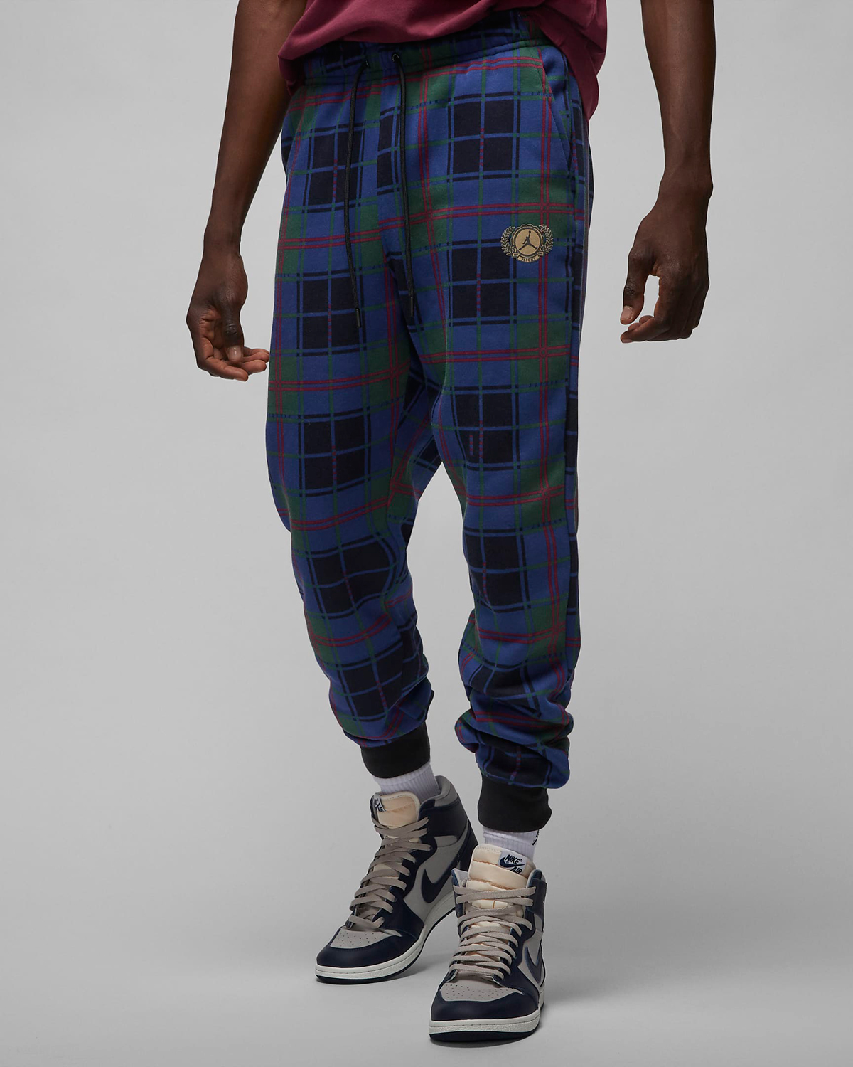 Jordan-Essential-Holiday-Plaid-Hoodie-Noble-Green-Blue-Fleece-Pants