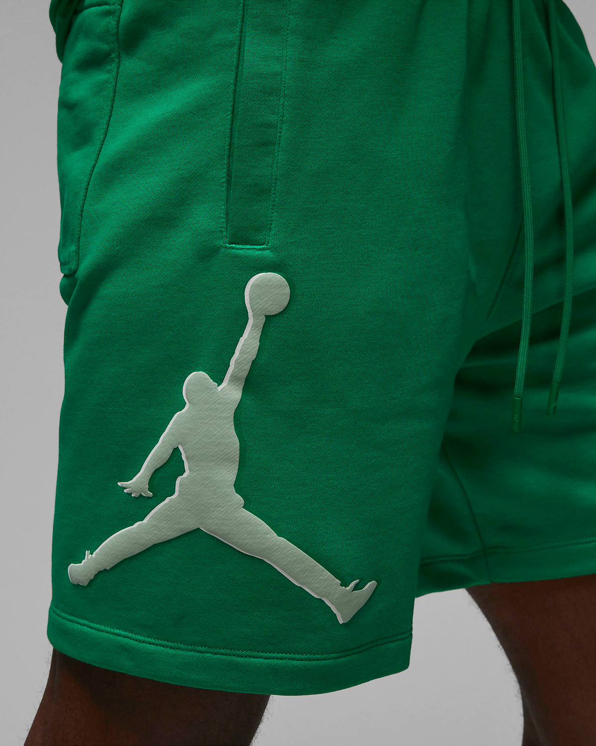 Jordan-Essentials-Fleece-Jumpman-Shorts-Lucky-Green-4