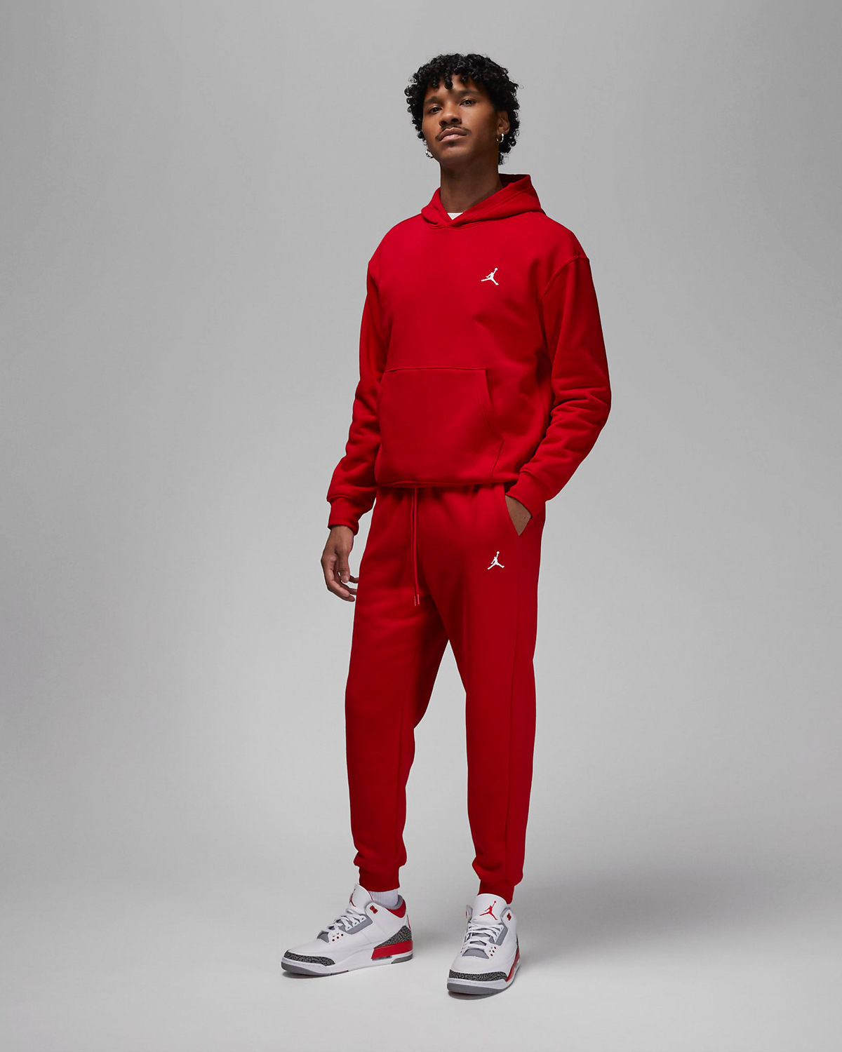 Jordan Essentials Gym Red Clothing Shirts Hoodies Pants Outfits