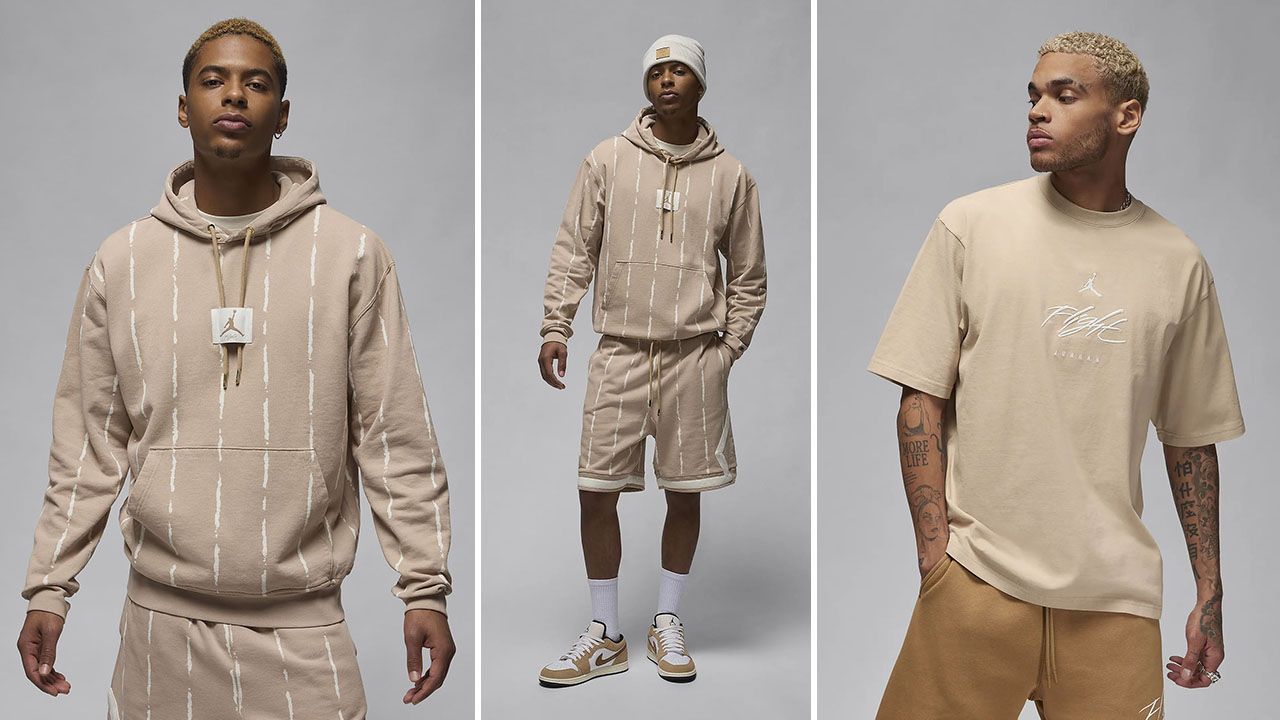 Jordan Essentials Heroes Apparel Legend Medium Brown Shirt Hoodie Shorts