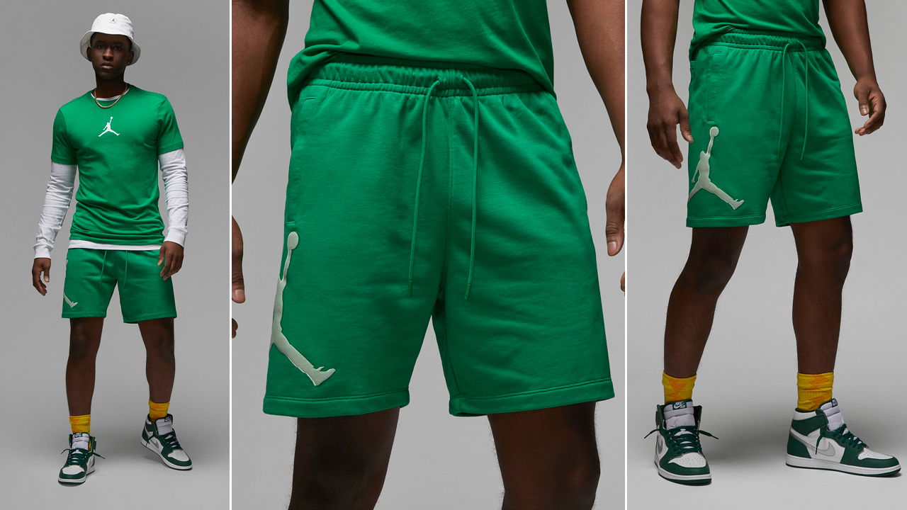 Jordan-Essentials-Jumpman-Fleece-Shorts-Lucky-Green