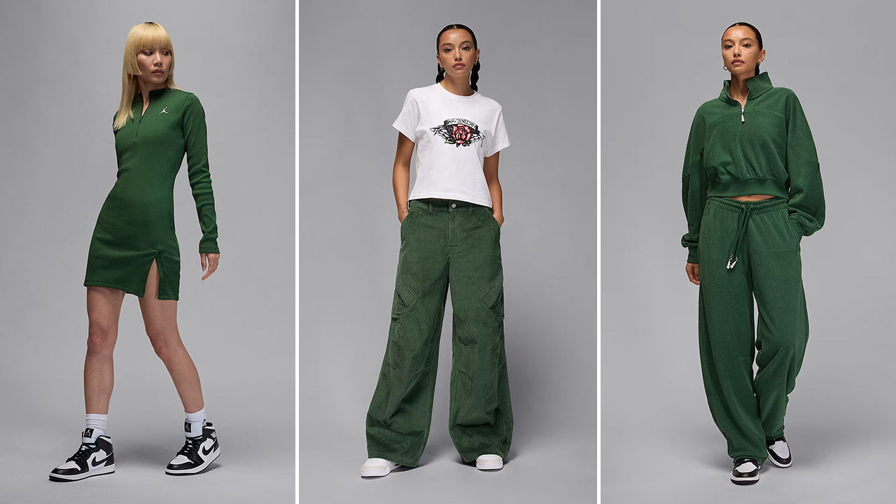 Jordan Fir Green Womens Clothing Shoes Outfits Fall 2025 Releases
