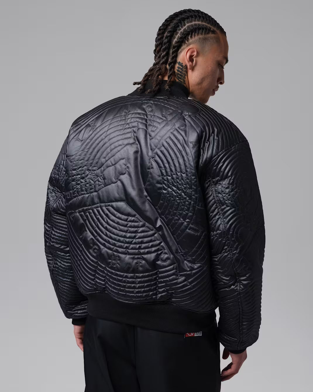Jordan-Flight-Club-Mens-Nylon-Varsity-Jacket-Black-2