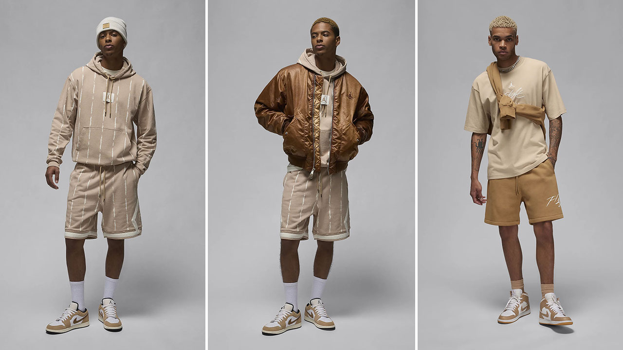 Jordan Flight Essentials Heroes Clothing Shirt Shorts Hoodie Legend Medium Brown