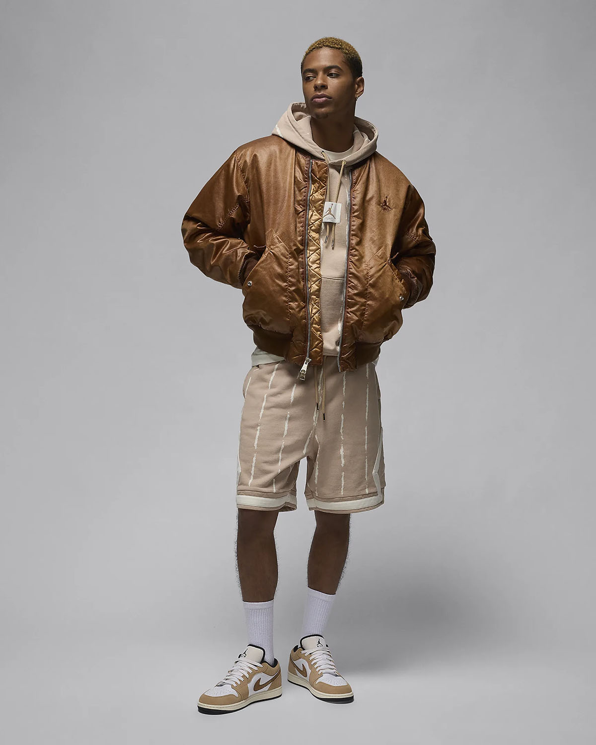 Jordan Flight Essentials Heroes Hoodie Legend Medium Brown Outfit