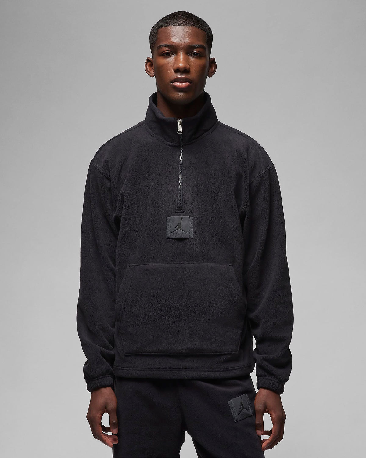 Jordan-Flight-Essentials-Winterized-Fleece-Zip-Top-Black