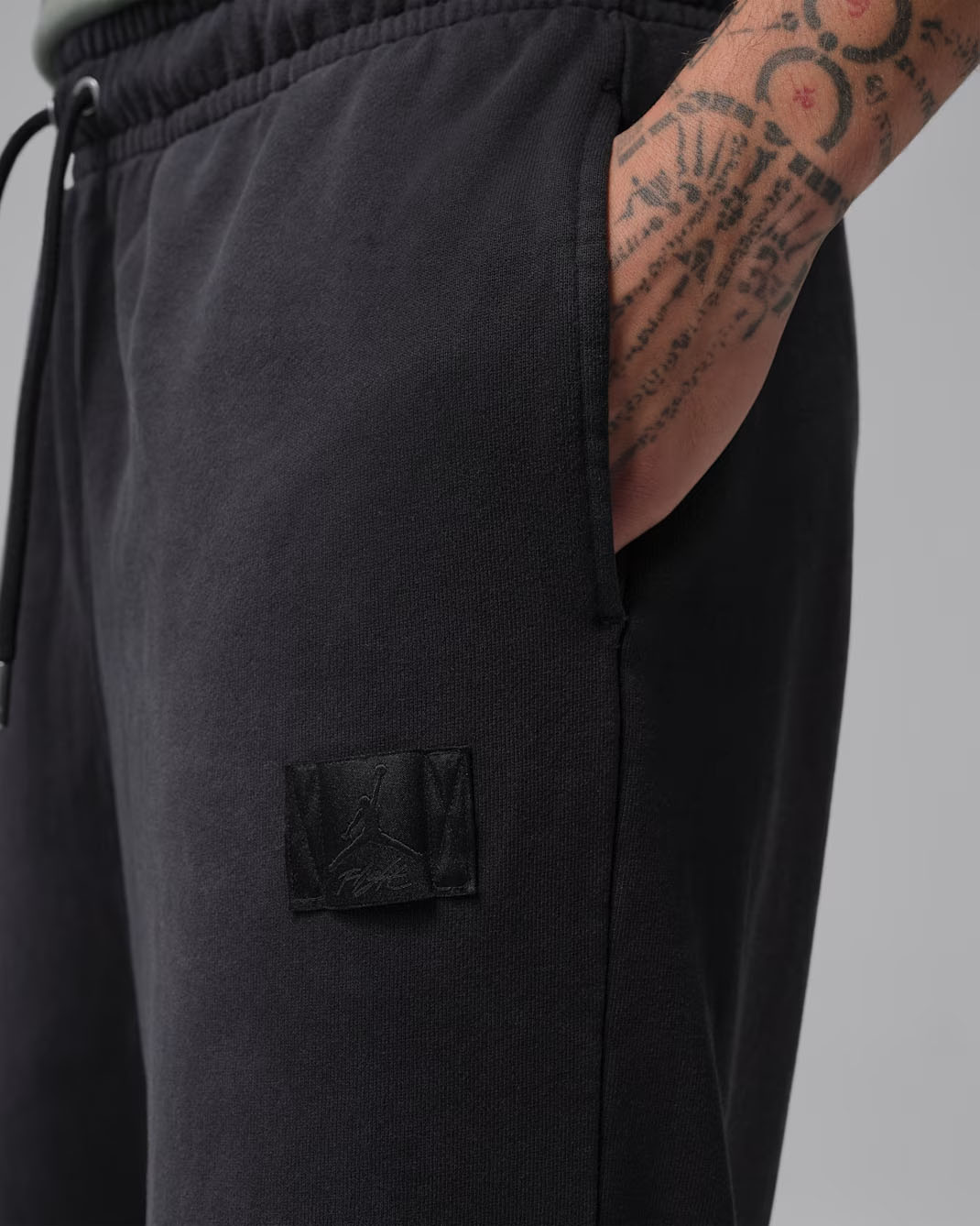 Jordan Flight Fleece Mens Black Pants 2
