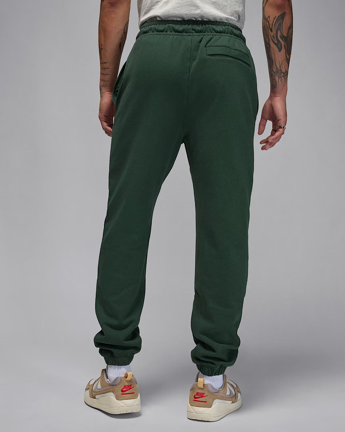 Jordan Flight Fleece Mens Pants Midnight Green Vintage Green 2