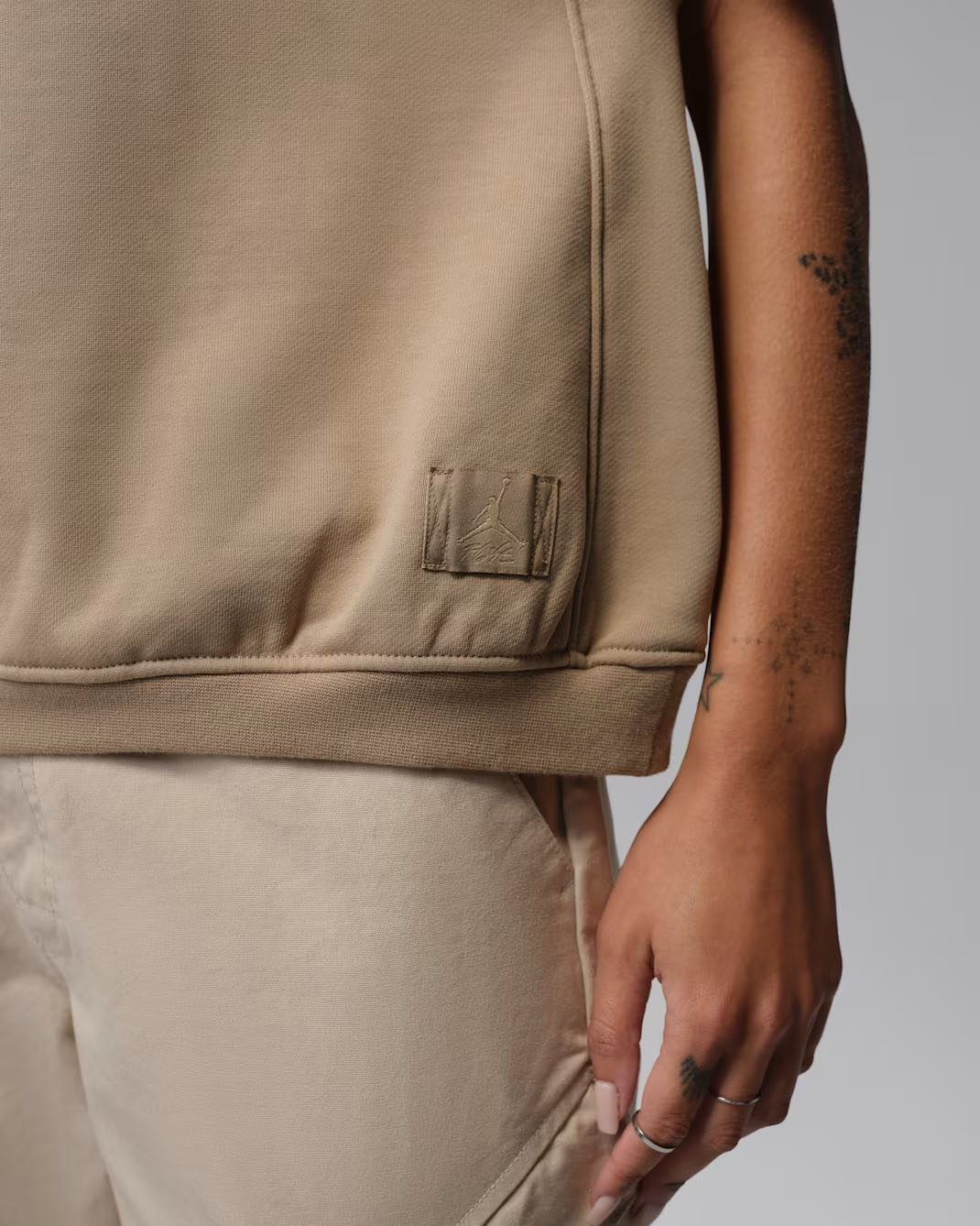 Jordan Flight Fleece Women's Vest Khaki 2