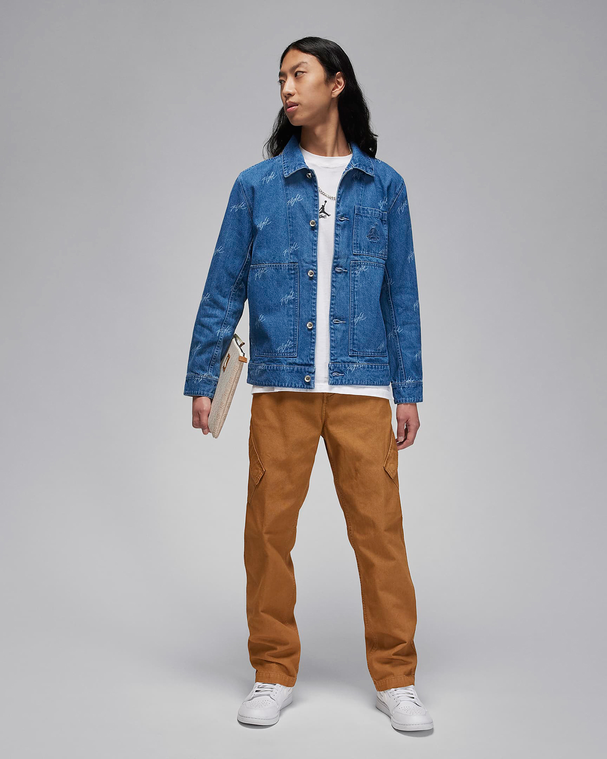 JORDAN BRAND 24SS フライト ヘリテージ デニムジャケット M JORDAN BRAND 24SS フライト ヘリテージ デニムジャケット M
