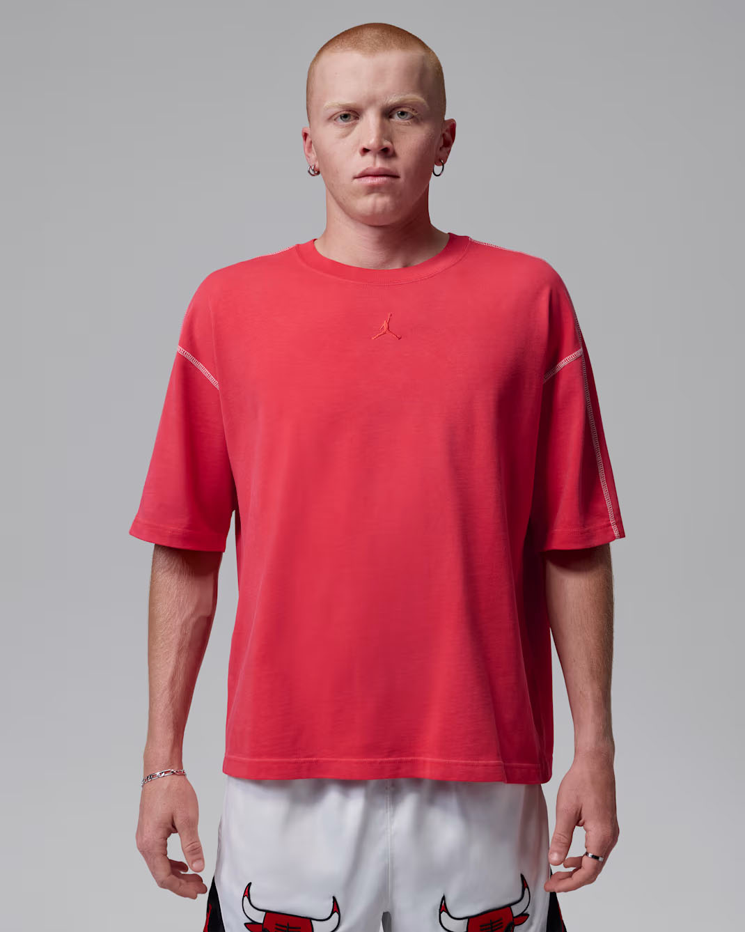 Jordan Flight Men's Heavyweight Short-Sleeve Top University Red Sail 1
