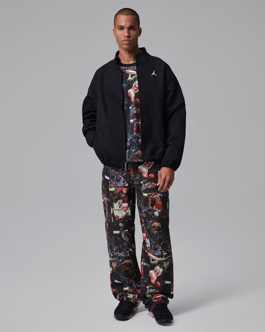 Jordan Flight Mens Printed Long Sleeve Jersey 4