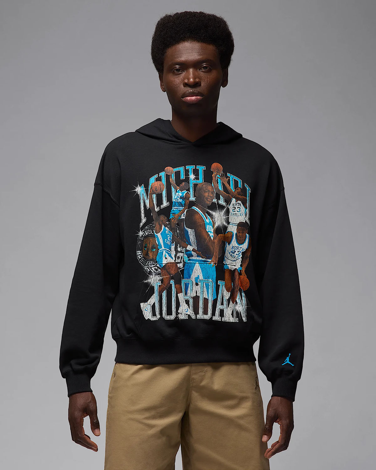 jordan 12 black and blue clothing