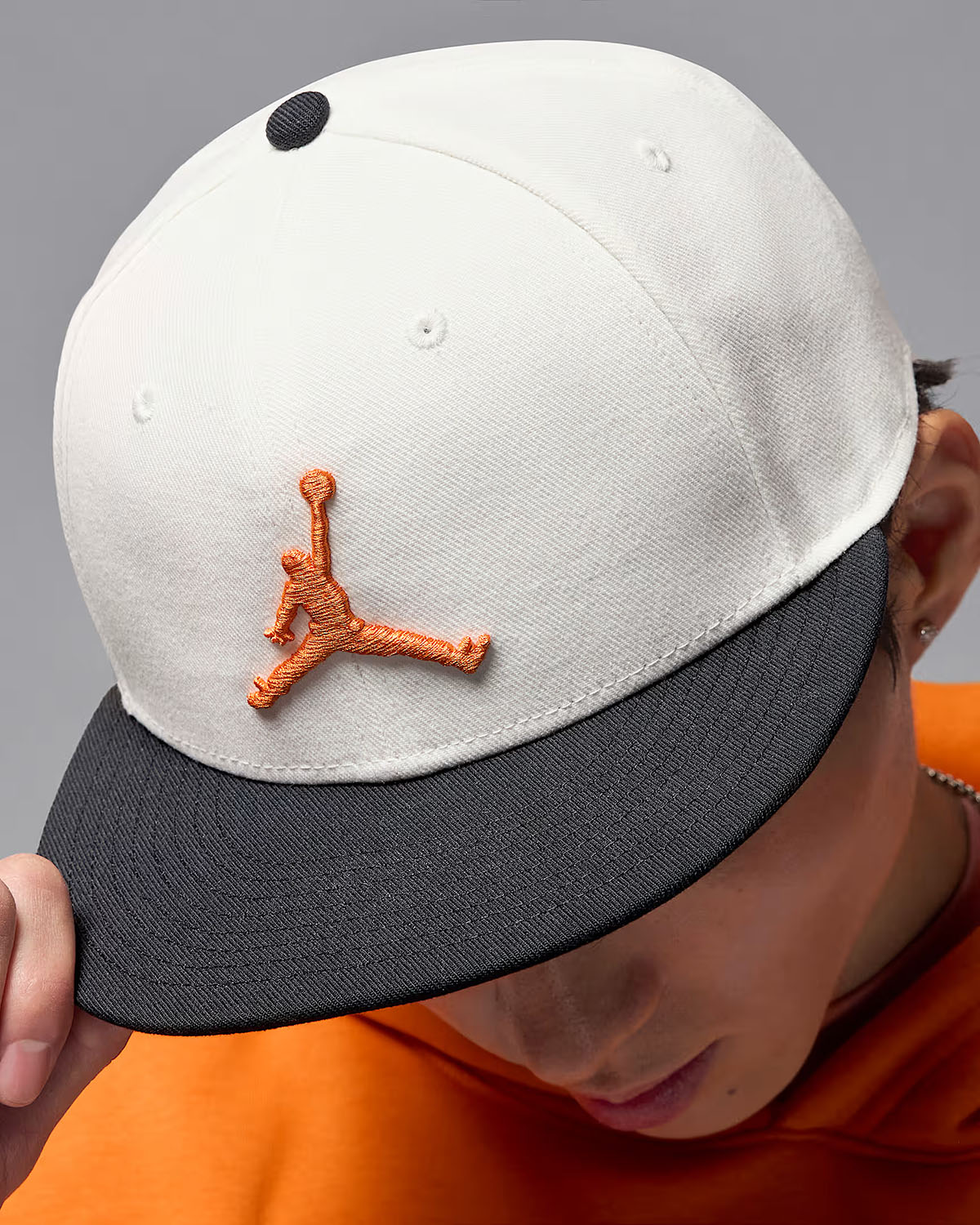 Jordan Jumpman Pro Snapback Hat Sail Starfish Black 1