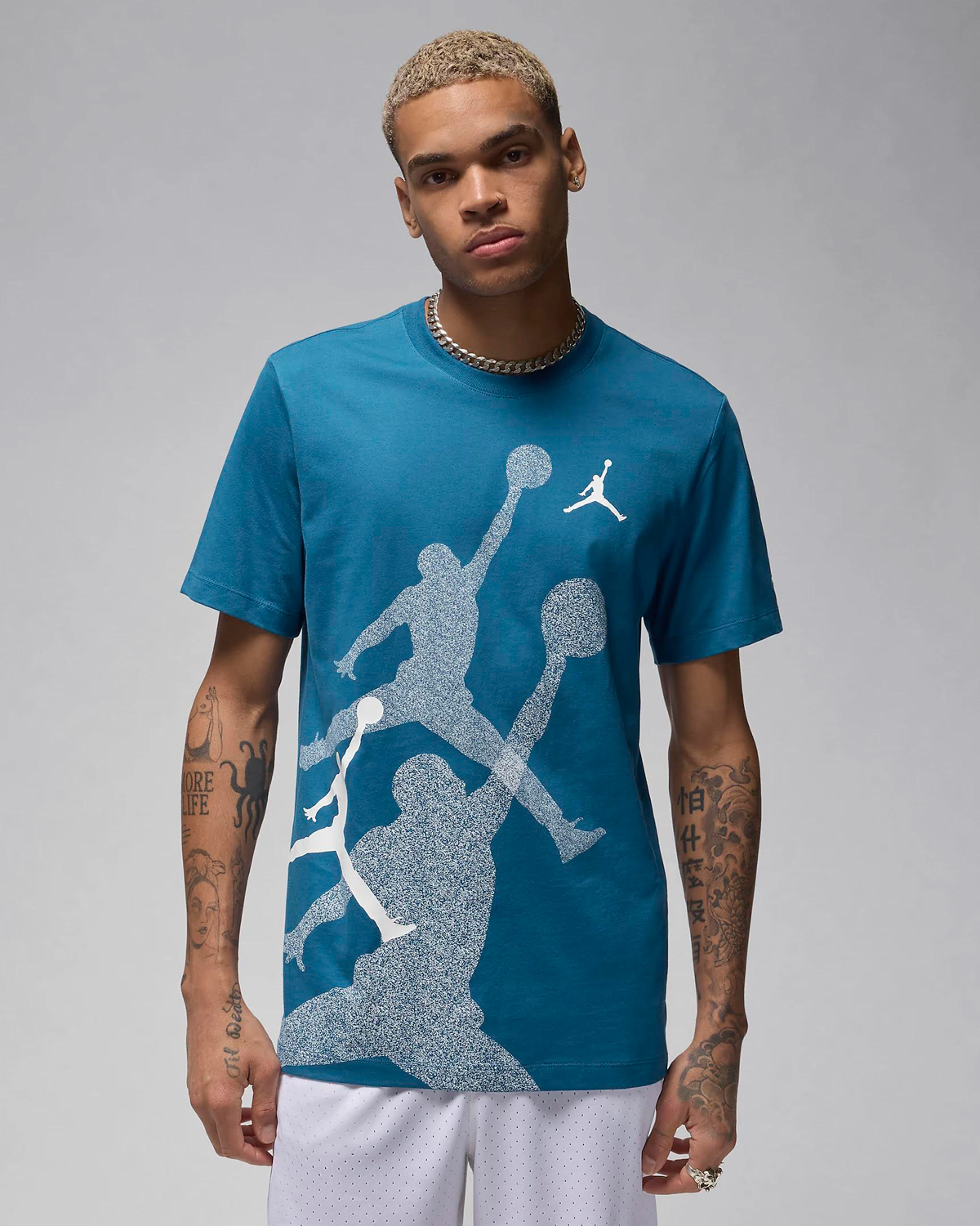 powder blue jordan shirts