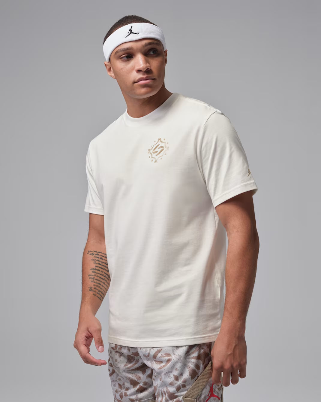 Jordan Luka 5 Mens T Shirt Sail Khaki 1