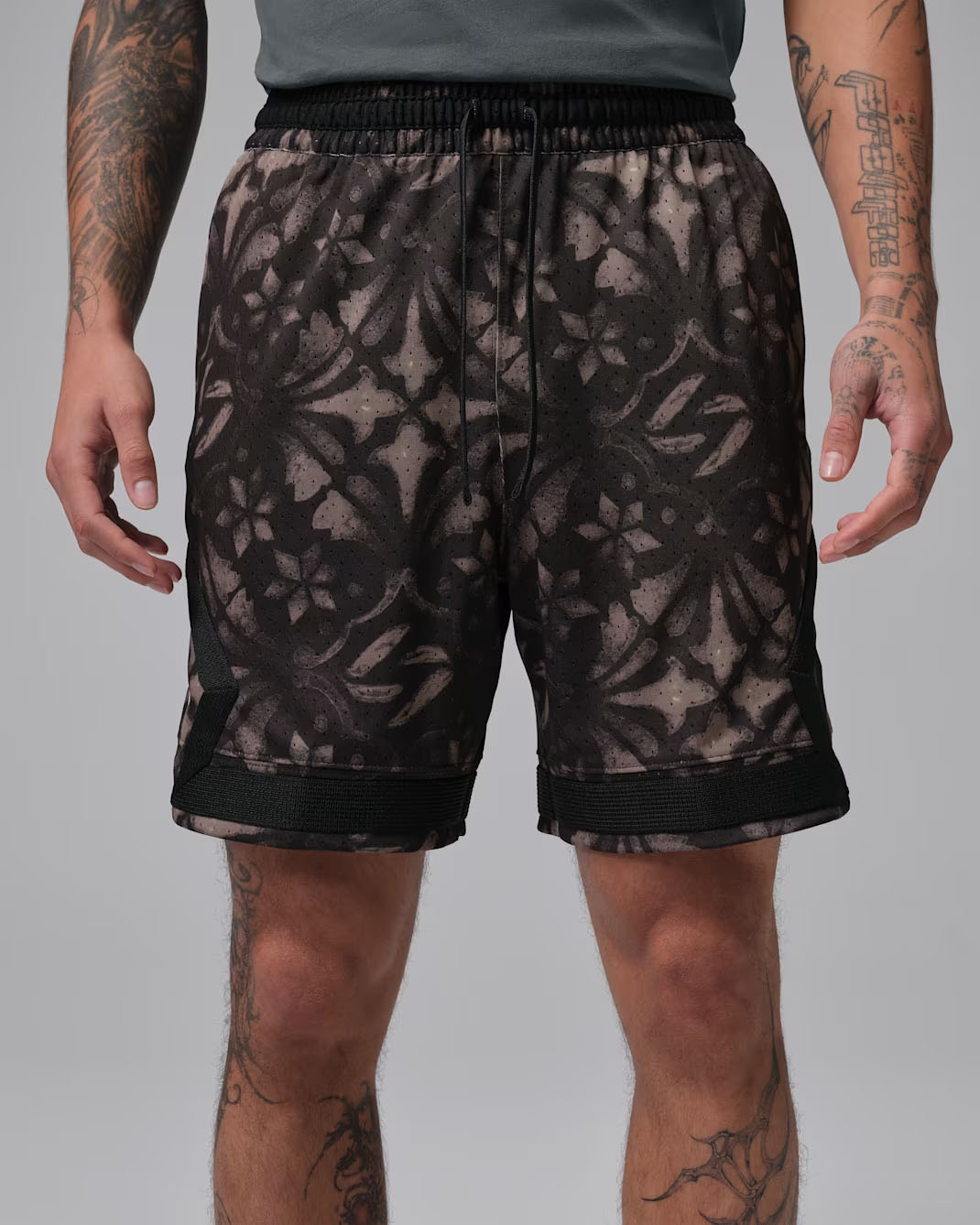 Jordan Luka Doncic Mens Dri Fit Diamond Shorts Black Sail 2