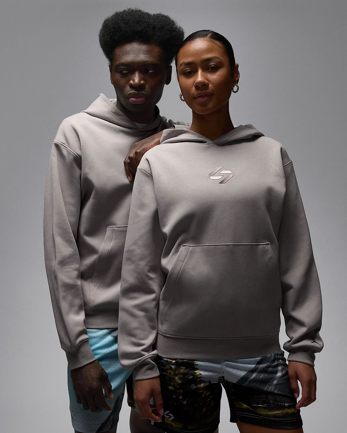 jordan hoodie mens grey