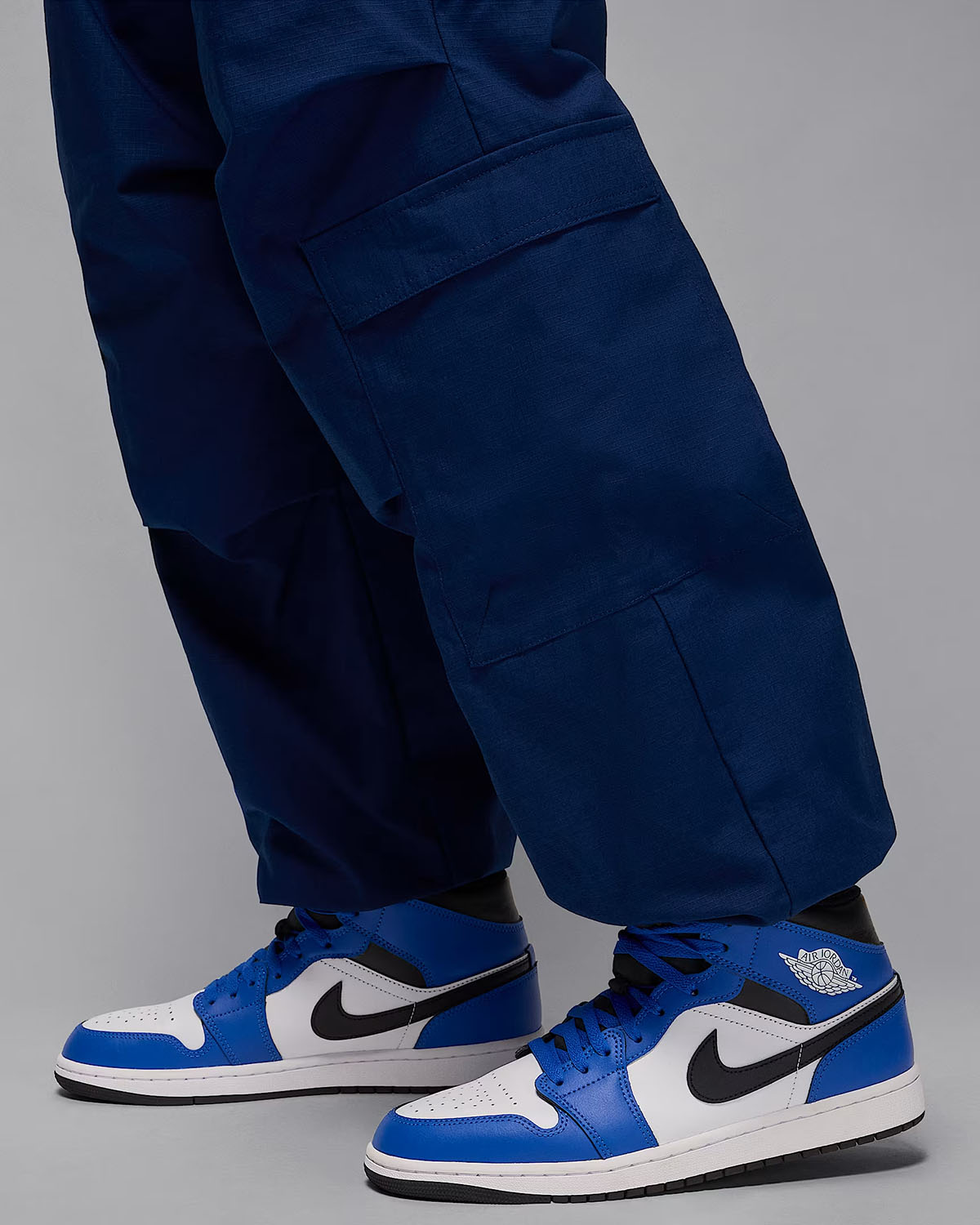 Jordan Mens Flight Utility Pants Blue Void 3