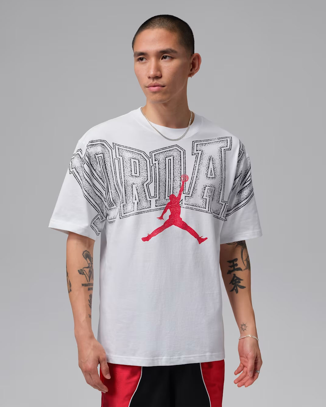 Jordan-Mens-Graphic-T-Shirt-White-Gym-Red-Black