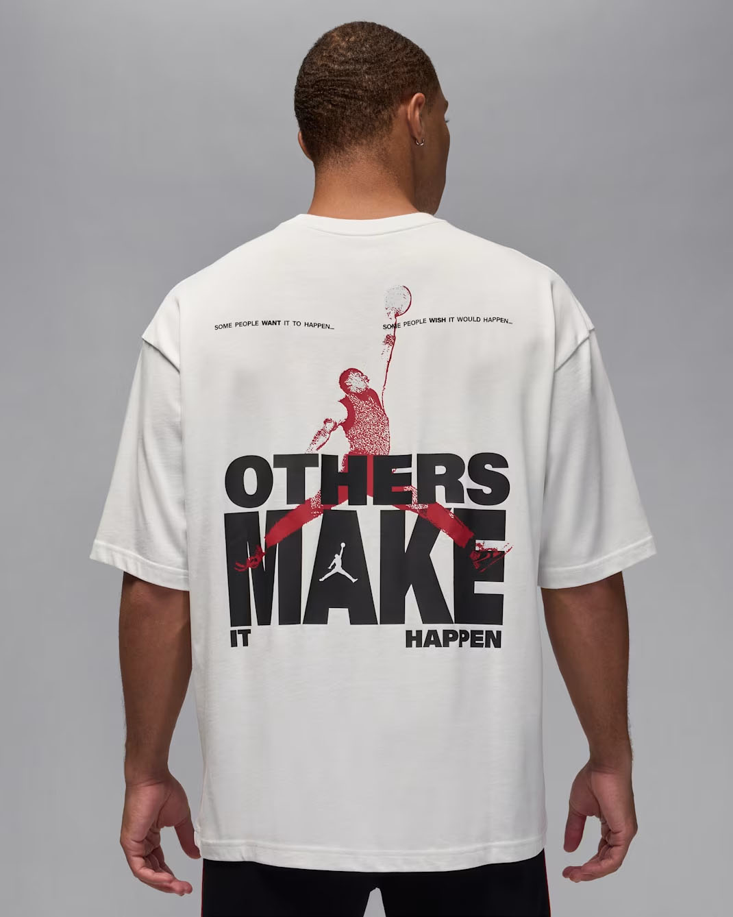 Jordan Mens Oversized Reissue T Shirt Summit White 2