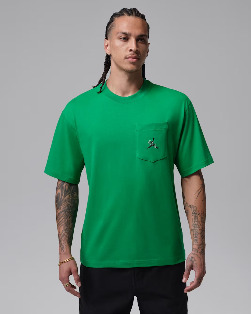 Jordan Men's Pocket T-Shirt Lucky Green 1