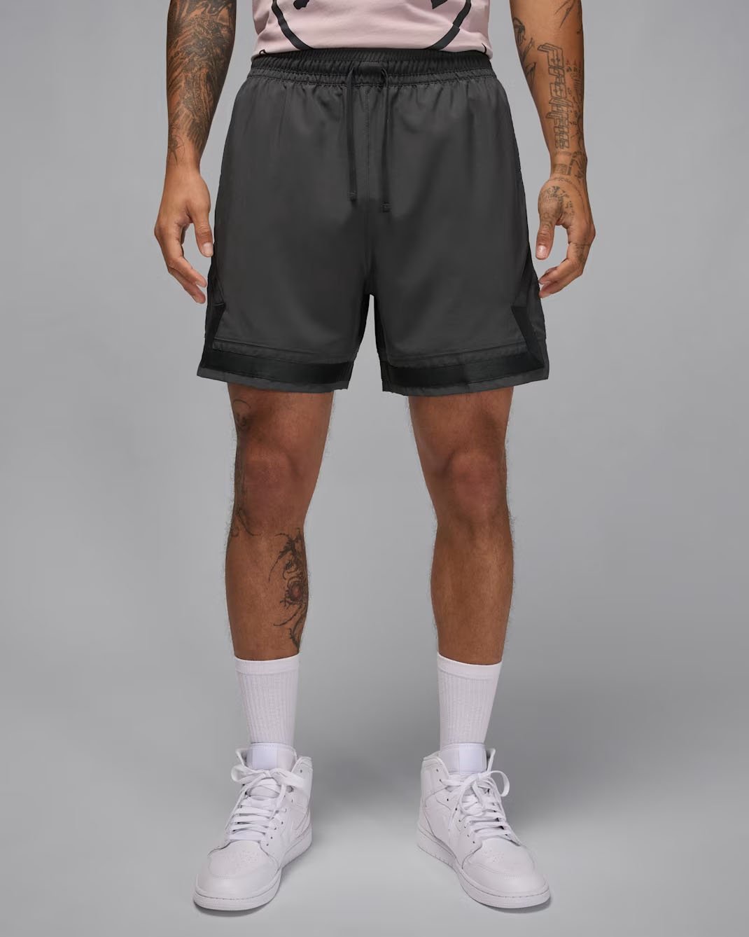Jordan PSG Paris Saint Germain Mens Diamond Shorts Anthracite 1