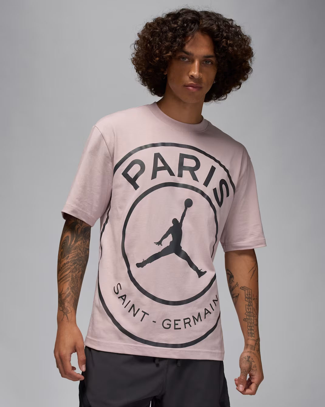 Jordan PSG Paris Saint Germain Mens T Shirt Particle Rose