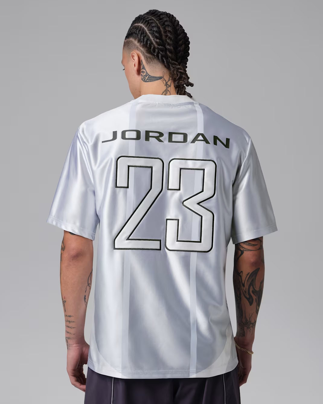 Jordan Paris Saint-Germain Men's Jersey Pure Platinum Black 2