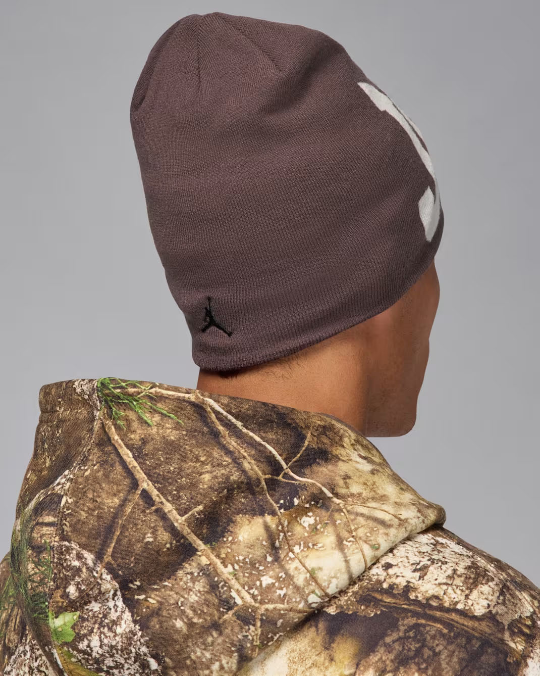 Jordan Peak Mens Beanie Baroque Brown 2