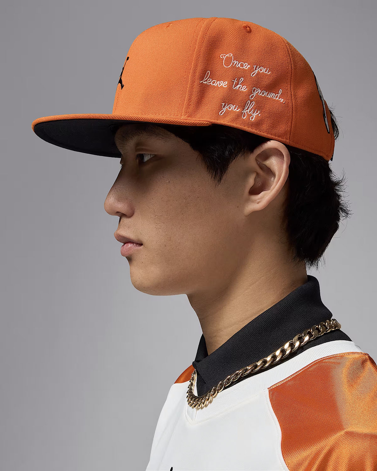 Jordan-Pro-Structured-Hat-Snapback-Cap-Starfish-Orange-Black-3