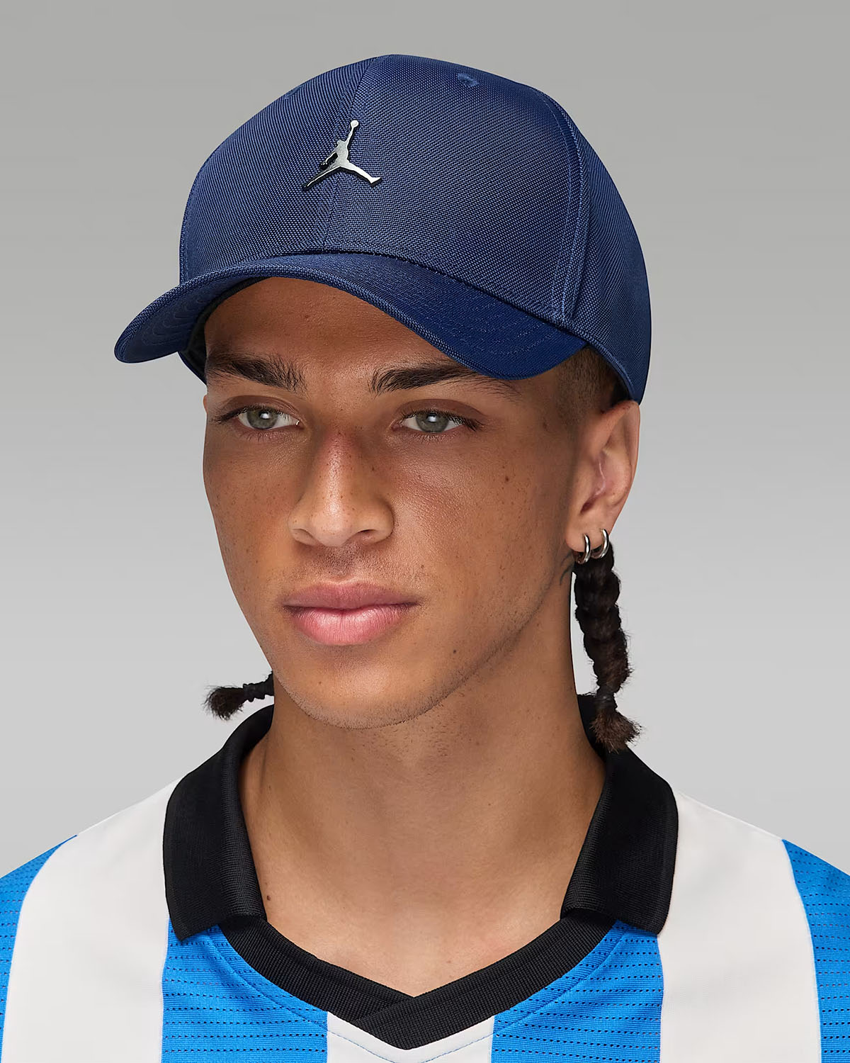 Jordan Rise Structured Metal Jumpman Hat Blue Void 1