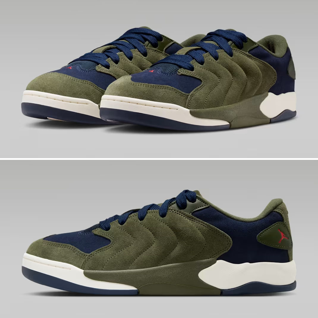 Jordan Session Cargo Khaki Chile Red Obsidian Mens Shoes IB3731-301