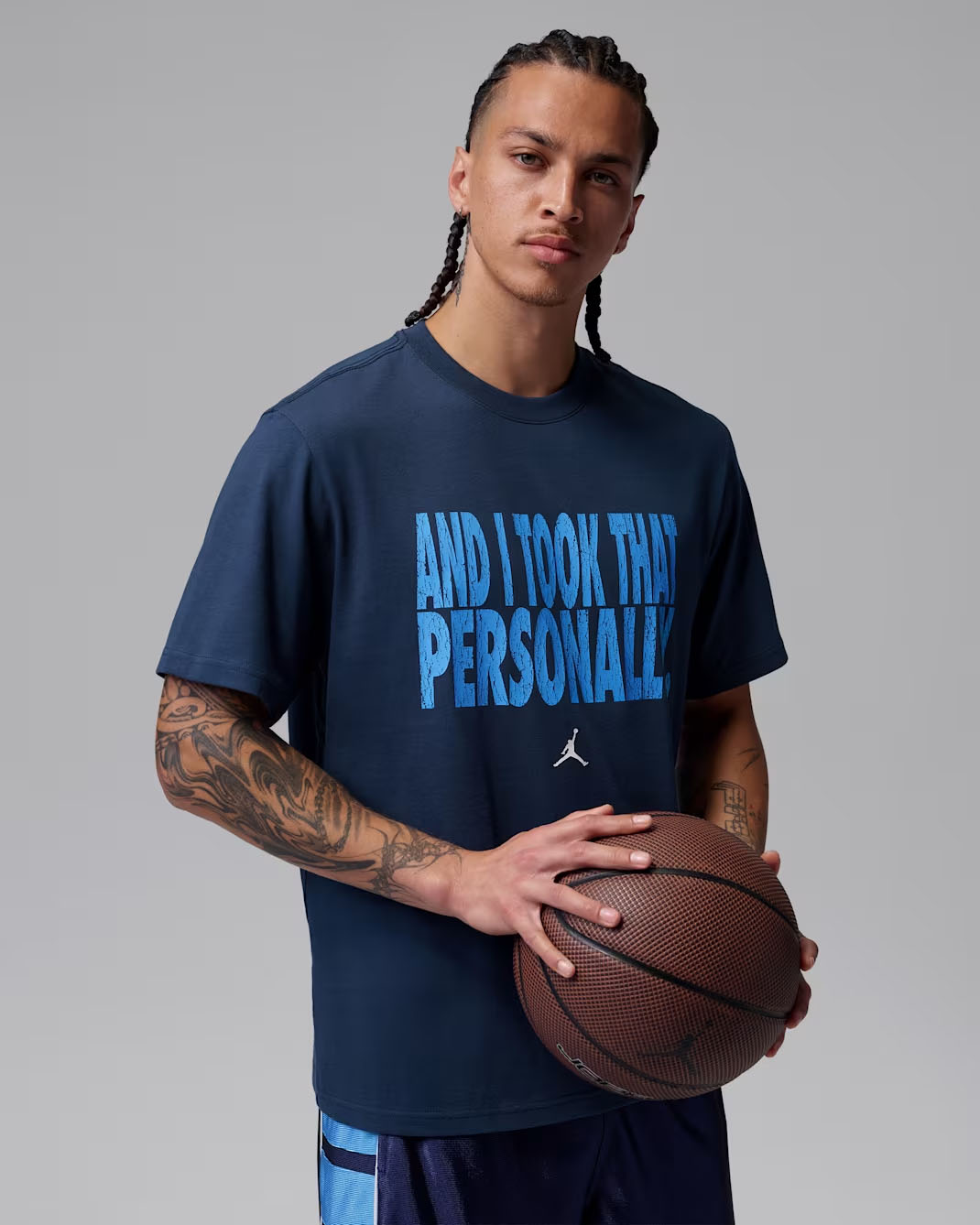 Jordan Sport Men's Dri-FIT I Took That Personally T-Shirt Midnight Navy University Blue 1