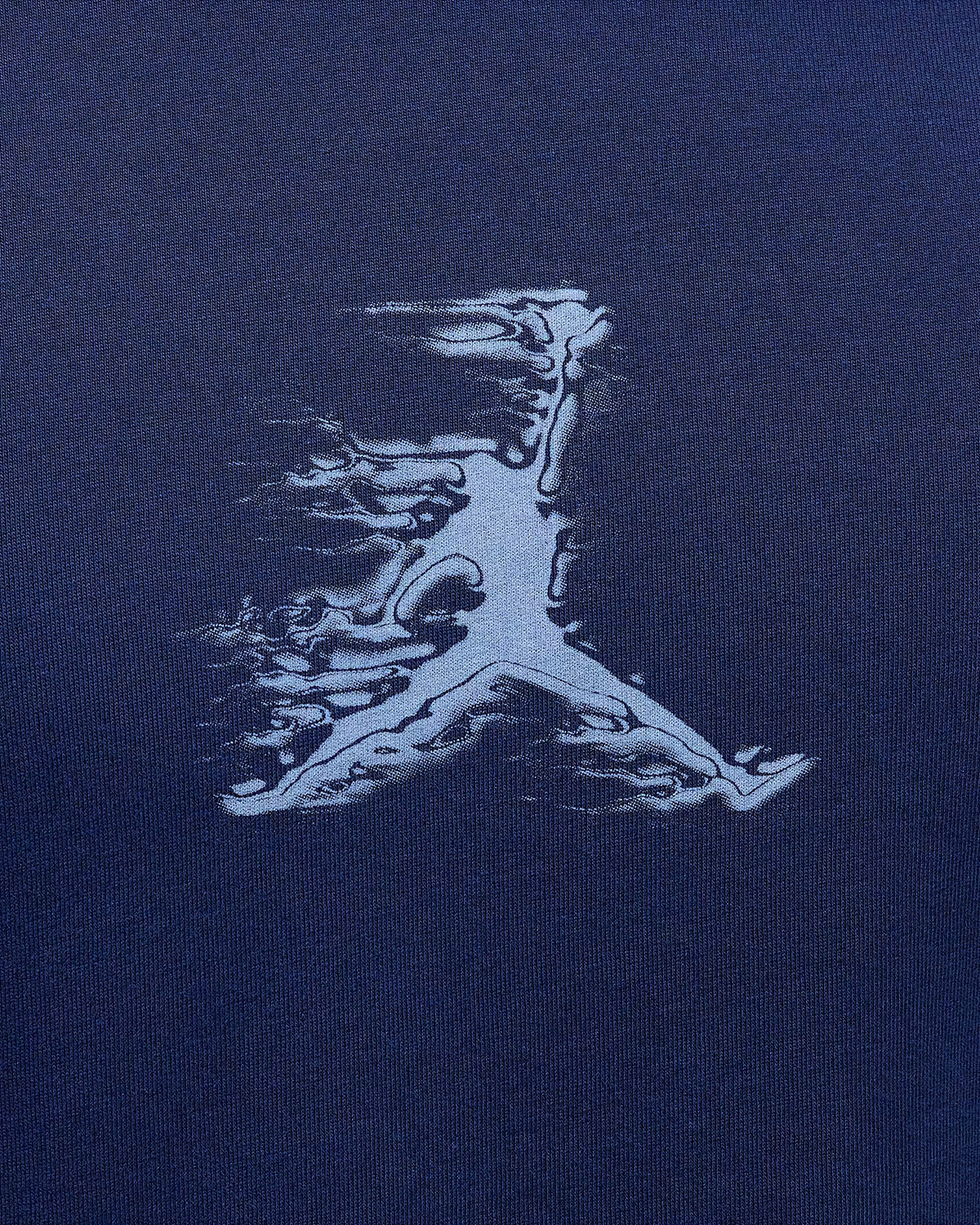 Jordan Sport Mens Dri Fit Long Sleeve T Shirt Blue Void 2