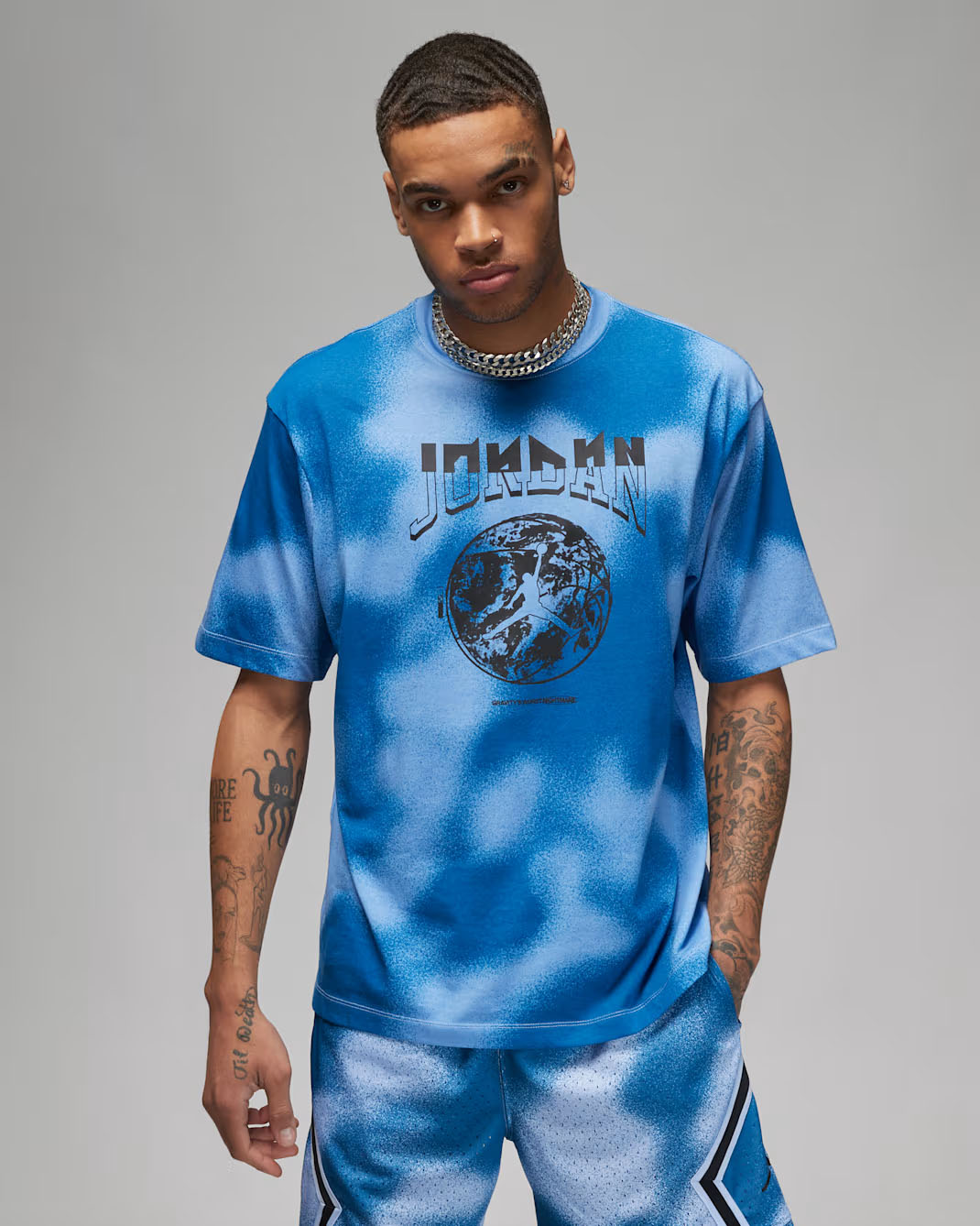 Jordan Sport Men's Graphic T-Shirt University Blue Black 1